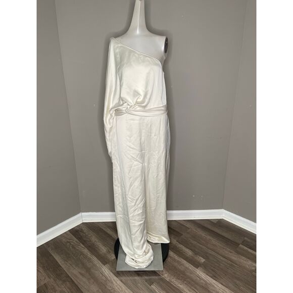 Ramy Brook Simone One-Shoulder Jumpsuit US 2 $595 - Picture 5 of 9